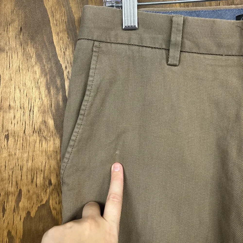 Banana Republic Mens Pants Brown Aiden Fit 100% Cotton Corpcore 30x30